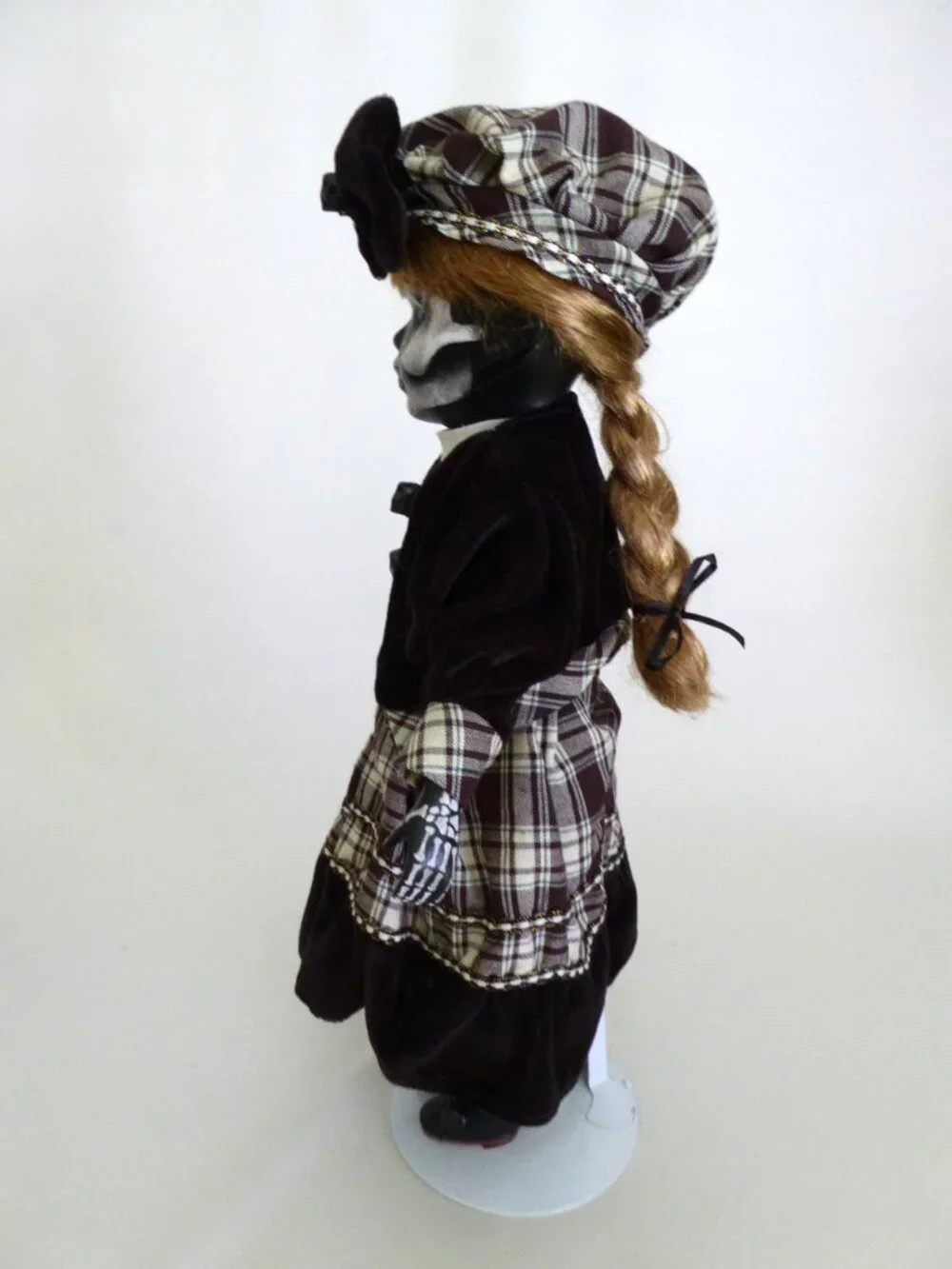 OOAK 16” SKELETON HORROR UNDEAD PORCELAIN DOLL PROP ODDITY